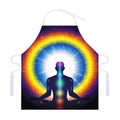 Light Of Seven Chakras Print Adjustable Apron