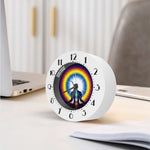 Light Of Seven Chakras Print Alarm Clock