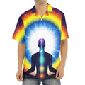 Light Of Seven Chakras Print Aloha Shirt
