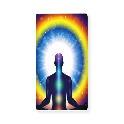 Light Of Seven Chakras Print Baby Crib Sheet