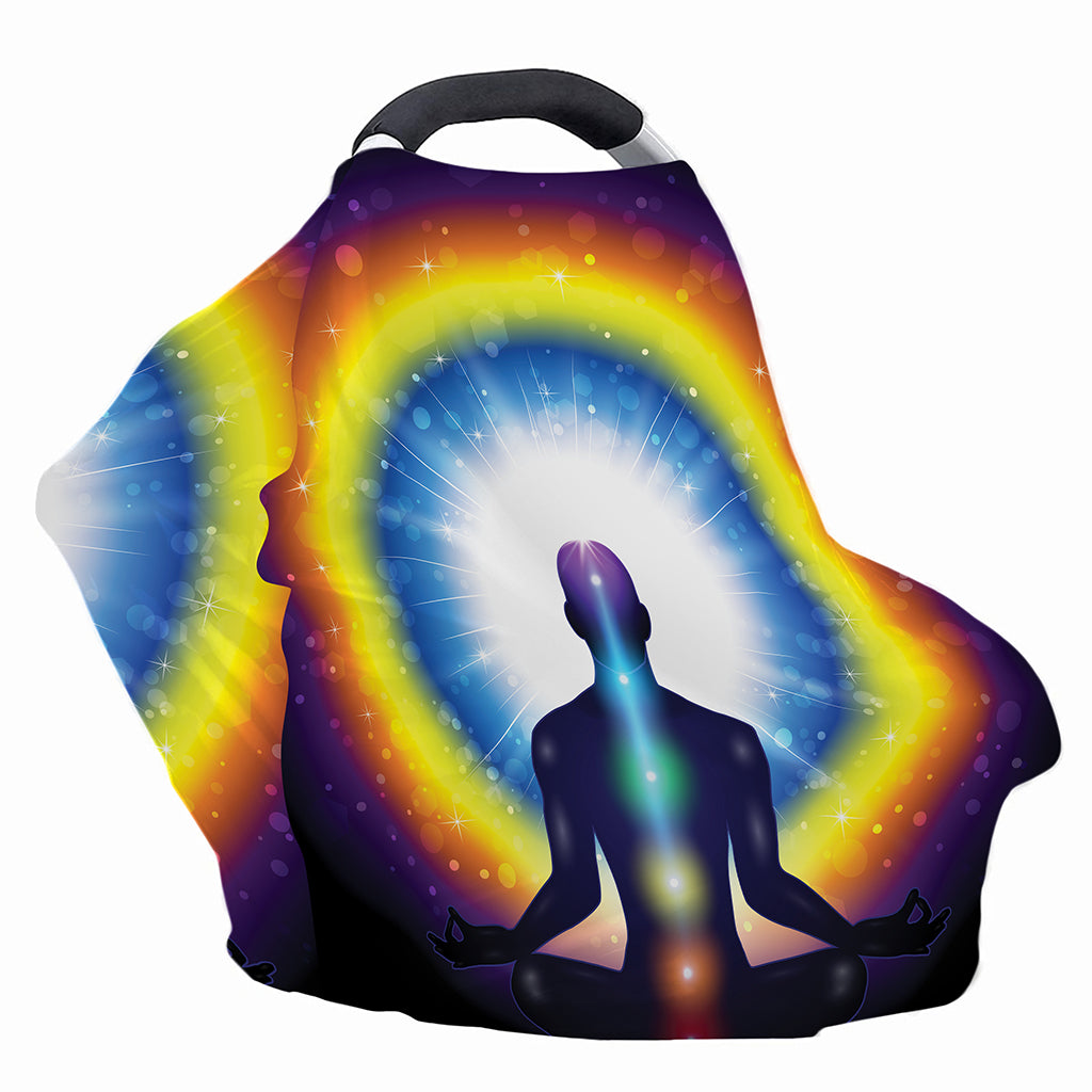 Light Of Seven Chakras Print Baby Seat Cover