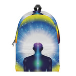 Light Of Seven Chakras Print Backpack
