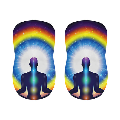 Light Of Seven Chakras Print Bar Stool Covers
