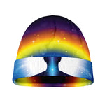 Light Of Seven Chakras Print Beanie