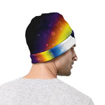 Light Of Seven Chakras Print Beanie