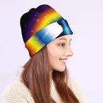 Light Of Seven Chakras Print Beanie