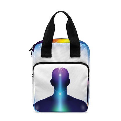 Light Of Seven Chakras Print Bible Tote Bag
