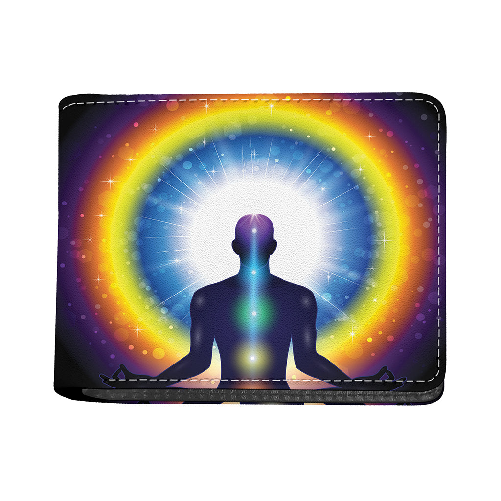 Light Of Seven Chakras Print Bifold Wallet
