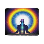 Light Of Seven Chakras Print Bifold Wallet
