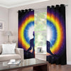 Light Of Seven Chakras Print Blackout Grommet Curtains