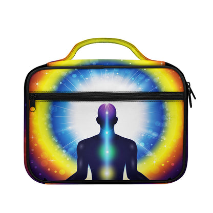 Light Of Seven Chakras Print Briefcase Bible Bag