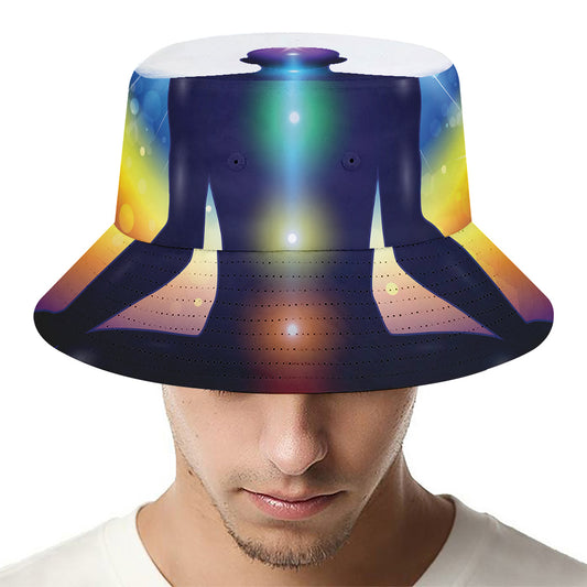 Light Of Seven Chakras Print Bucket Hat