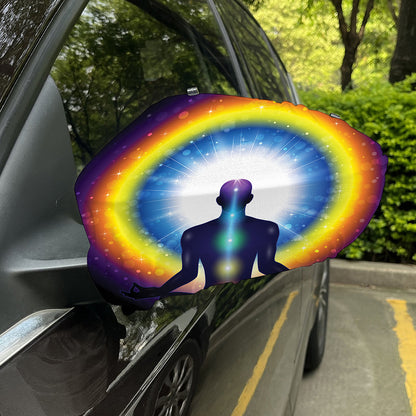 Light Of Seven Chakras Print Car Side Mirror Covers