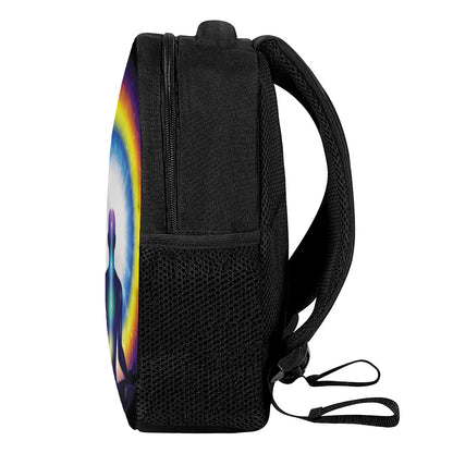 Light Of Seven Chakras Print Casual Backpack