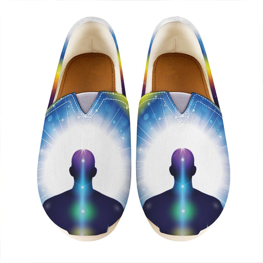 Light Of Seven Chakras Print Casual Shoes