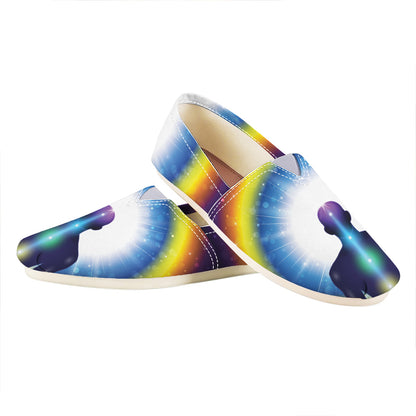 Light Of Seven Chakras Print Casual Shoes