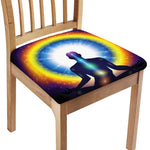 Light Of Seven Chakras Print Chair Cushion Cover
