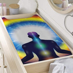 Light Of Seven Chakras Print Changing Pad Cover