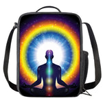 Light Of Seven Chakras Print Crossbody Lunch Bag