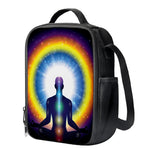 Light Of Seven Chakras Print Crossbody Lunch Bag