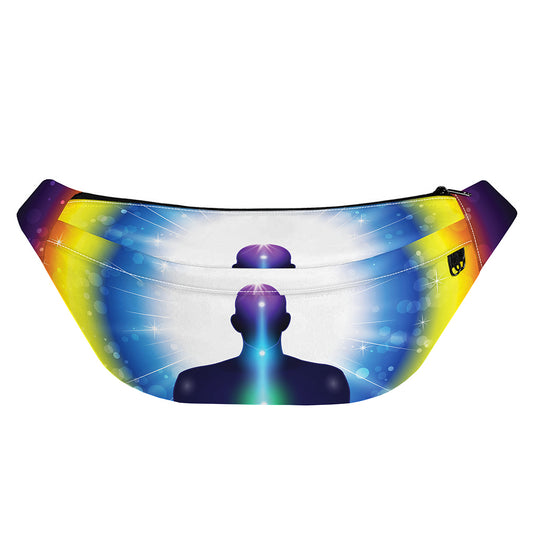 Light Of Seven Chakras Print Fanny Pack