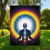 Light Of Seven Chakras Print Garden Flag