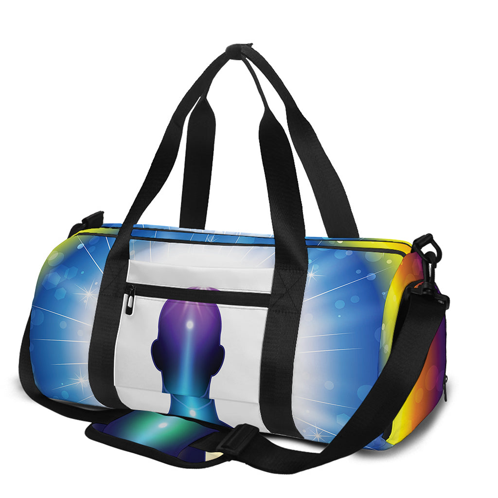 Light Of Seven Chakras Print Gym Bag