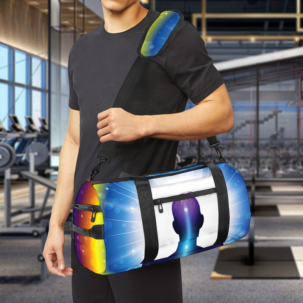 Light Of Seven Chakras Print Gym Bag