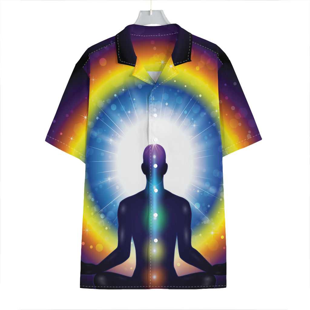 Light Of Seven Chakras Print Hawaiian Shirt