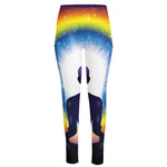 Light Of Seven Chakras Print High-Waisted Pocket Leggings