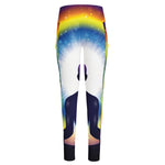 Light Of Seven Chakras Print High-Waisted Pocket Leggings
