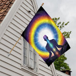 Light Of Seven Chakras Print House Flag