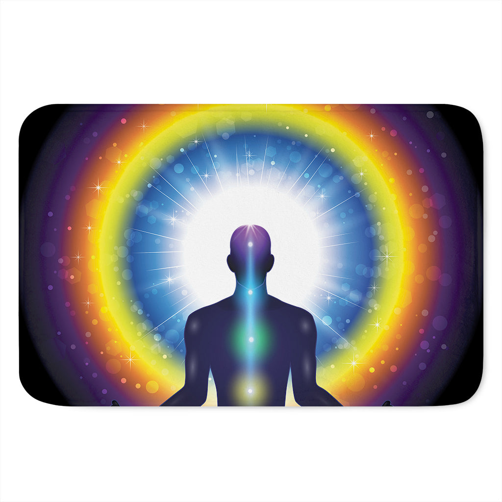 Light Of Seven Chakras Print Indoor Door Mat