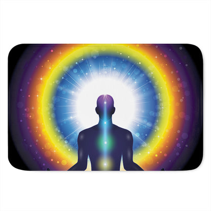 Light Of Seven Chakras Print Indoor Door Mat