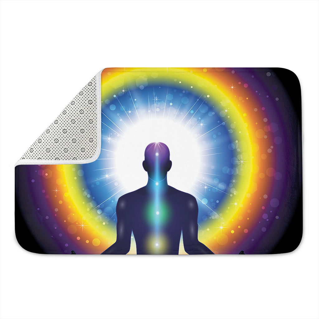 Light Of Seven Chakras Print Indoor Door Mat
