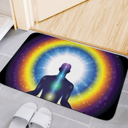 Light Of Seven Chakras Print Indoor Door Mat