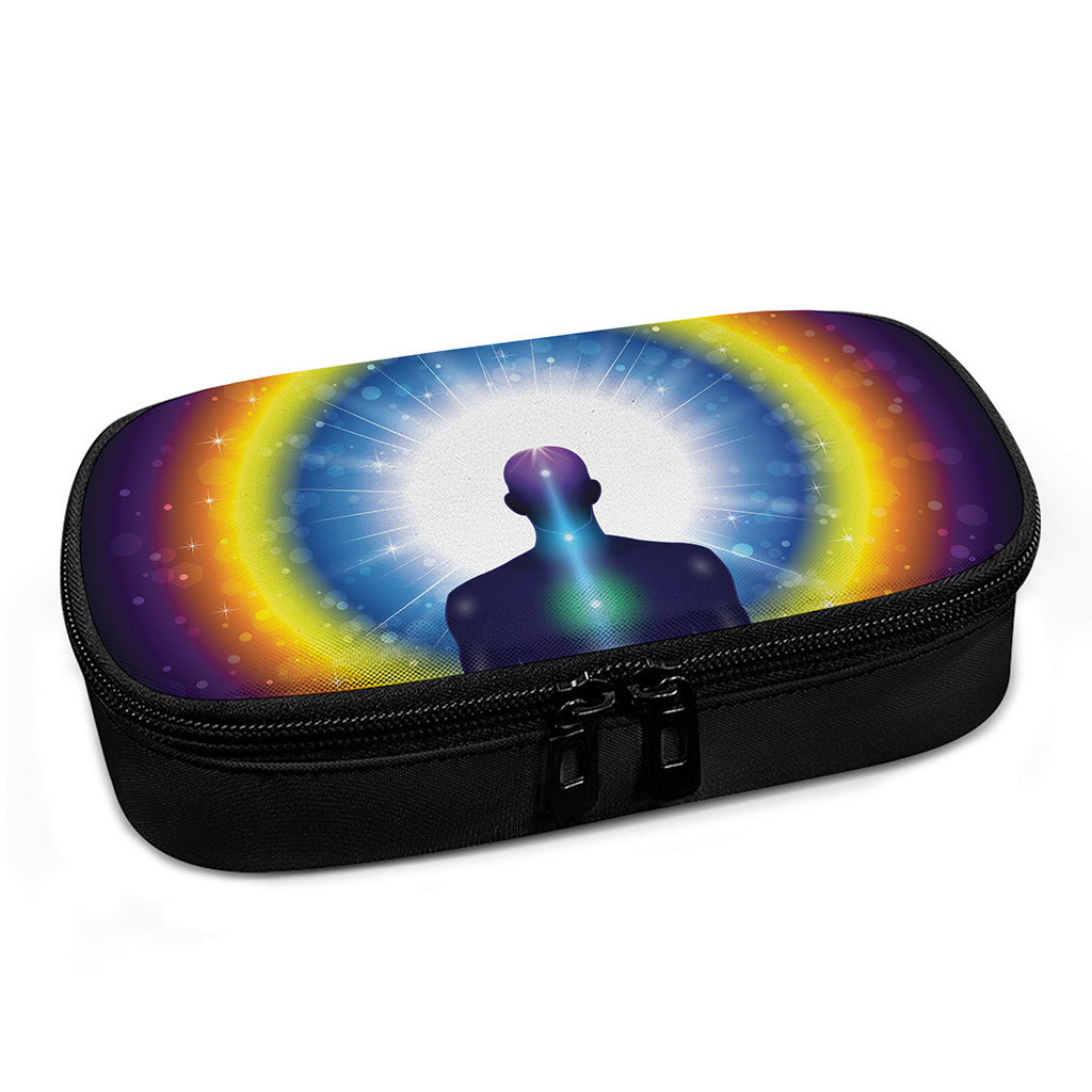 Light Of Seven Chakras Print Insulin Cooler Travel Case