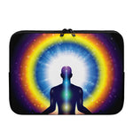 Light Of Seven Chakras Print Laptop Sleeve