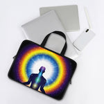Light Of Seven Chakras Print Laptop Sleeve With Handle