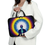 Light Of Seven Chakras Print Laptop Sleeve With Handle