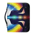 Light Of Seven Chakras Print Leather Bible Cover