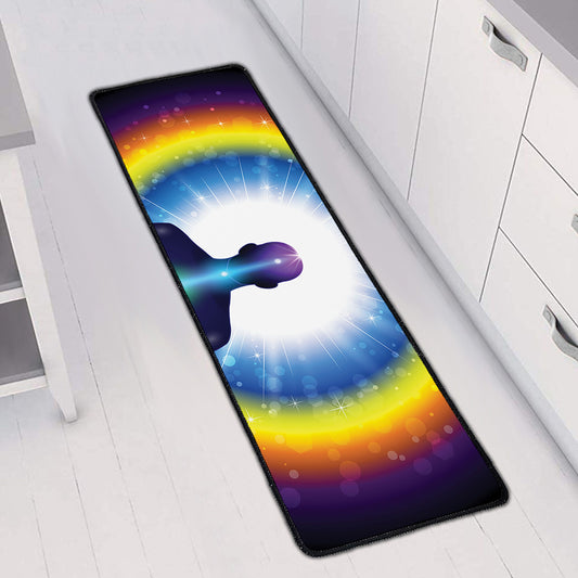 Light Of Seven Chakras Print Long Kitchen Mat