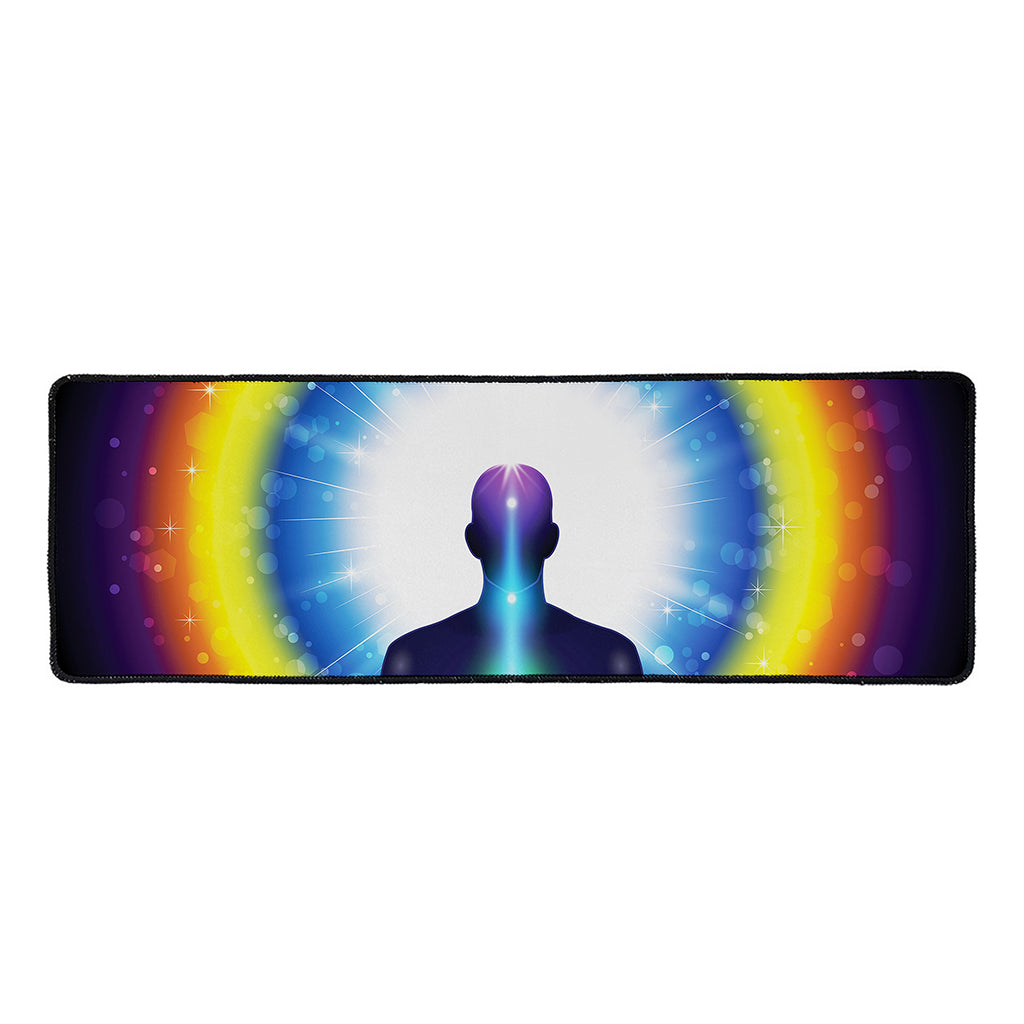 Light Of Seven Chakras Print Long Kitchen Mat