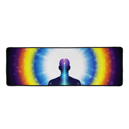 Light Of Seven Chakras Print Long Kitchen Mat