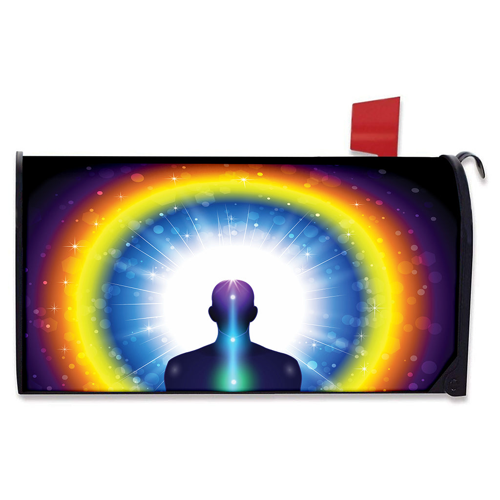 Light Of Seven Chakras Print Mailbox Cover