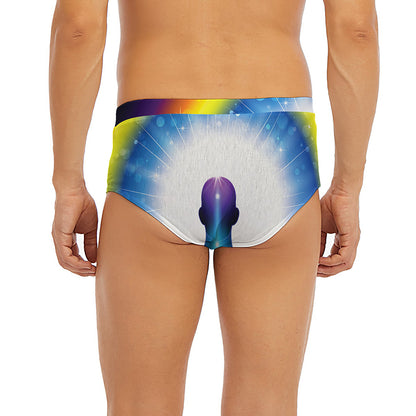 Light Of Seven Chakras Print Men's Briefs