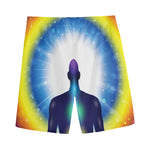 Light Of Seven Chakras Print Men's Sports Shorts
