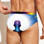 Light Of Seven Chakras Print Men's Swim Briefs