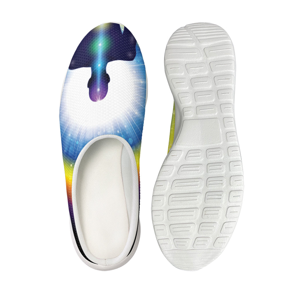 Light Of Seven Chakras Print Mesh Casual Shoes
