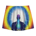 Light Of Seven Chakras Print Mesh Shorts